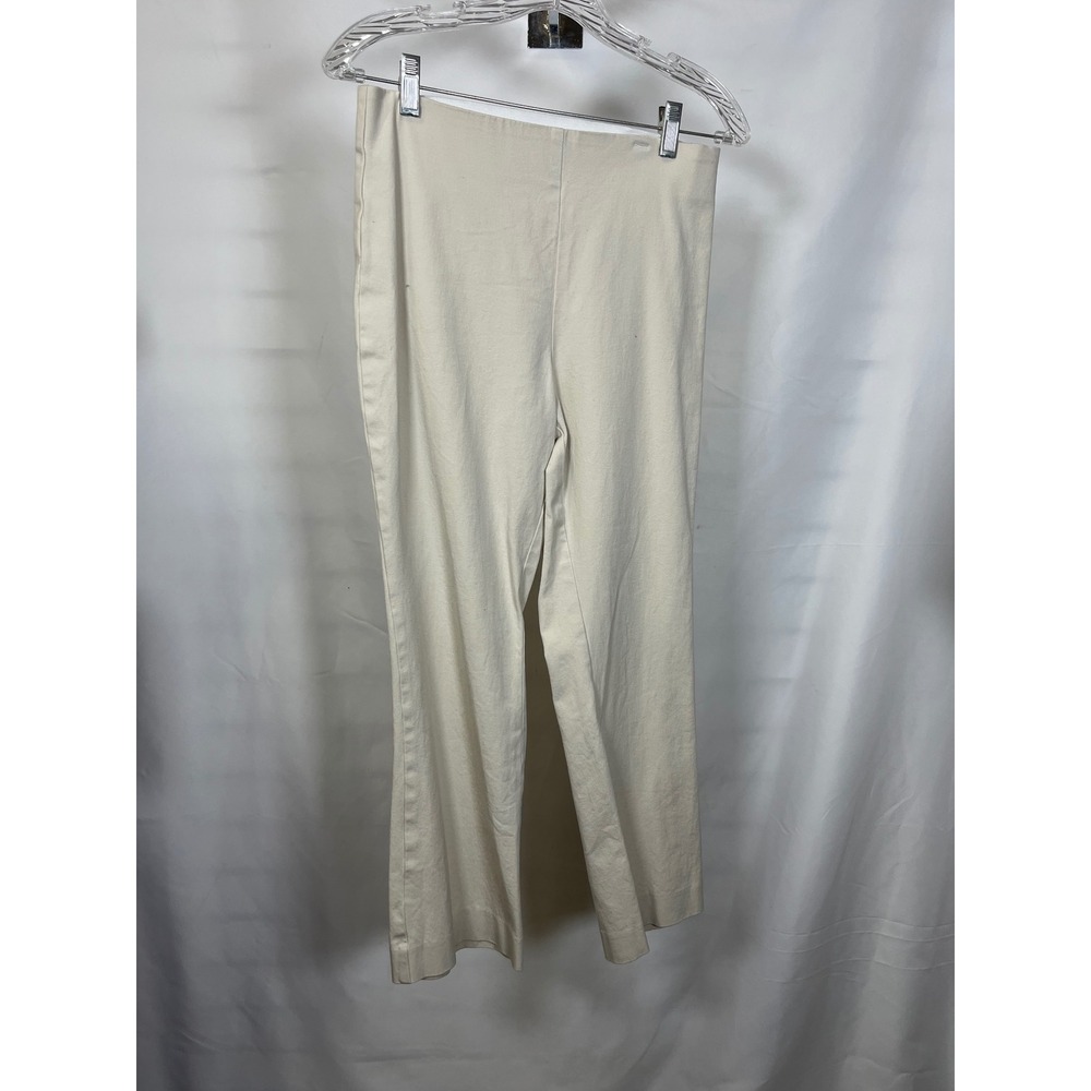 A New Day Cream High Rise Pull On Straight Leg Pants Tan Beige Size 8